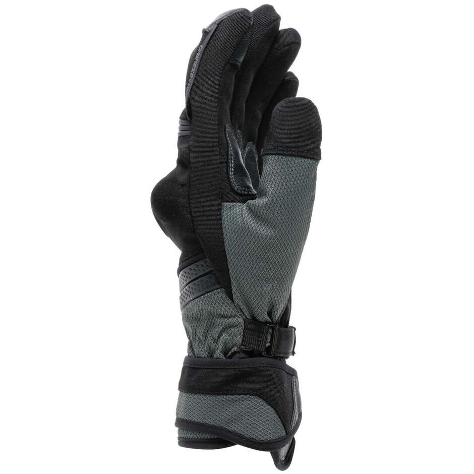 Guanti Moto Dainese TEYDE GORE-TEX Nero Verde Militare