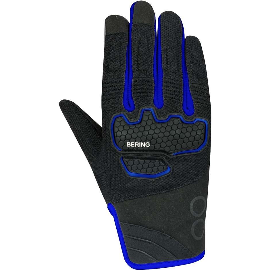 Guanti Moto Donna LADY BREEZE Nero Blu taglia 8