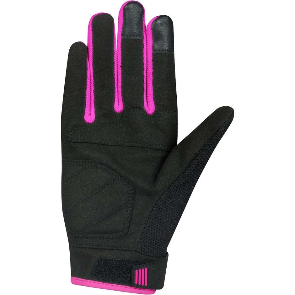 Guanti Moto Donna Bering LADY BREEZE Nero Rosa