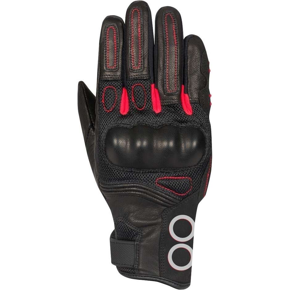Guanti Moto Donna Bering LADY PITTS Nero Rosso