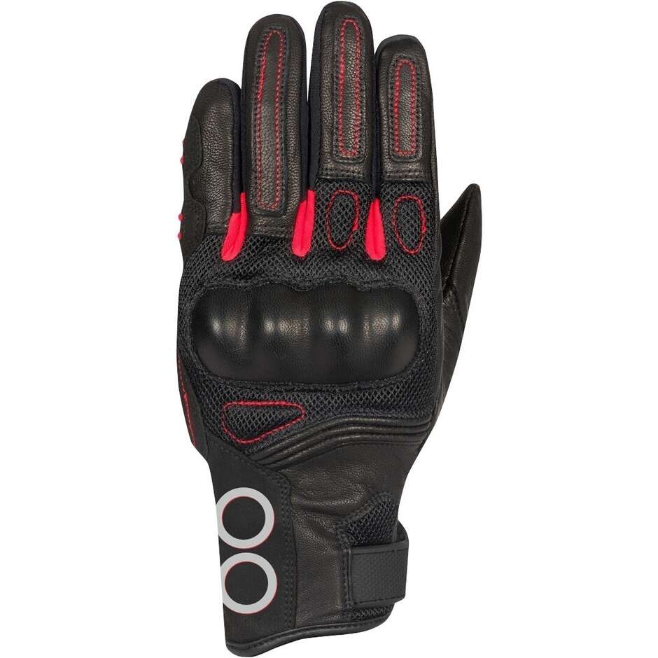 Guanti Moto Donna Bering LADY PITTS Nero Rosso