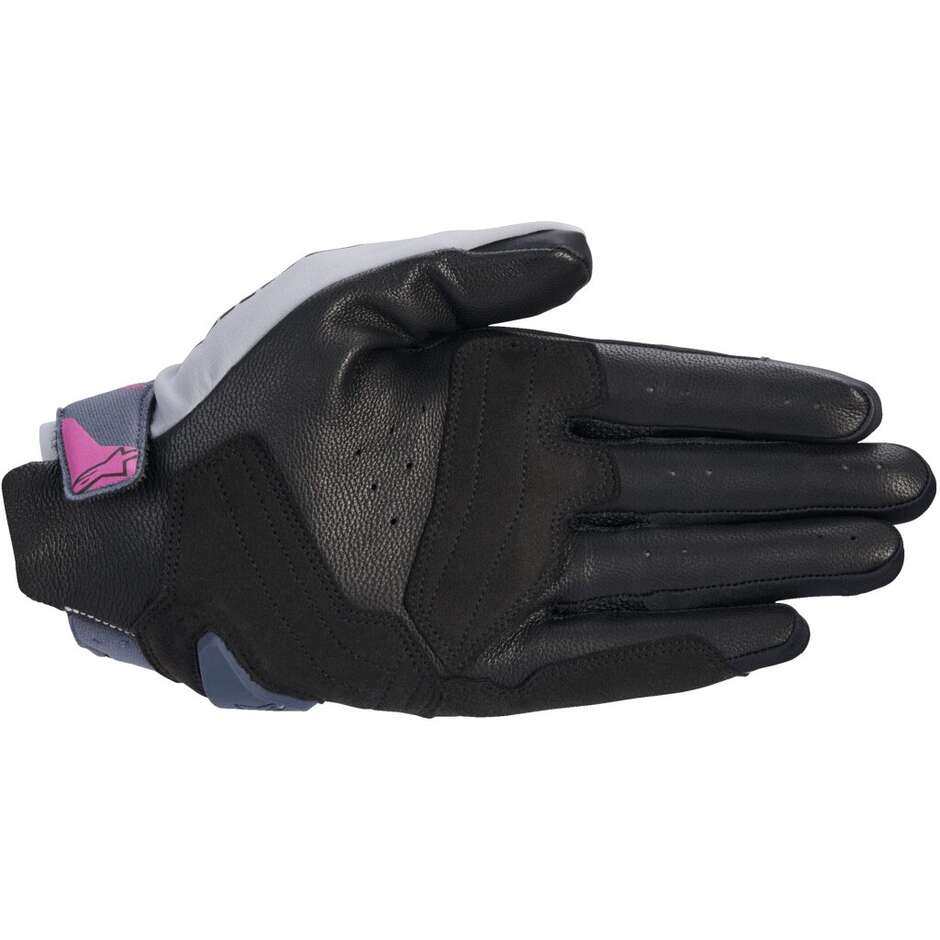 Guanti Moto Donna In Pelle Alpinestars STELLA SP X 3 Grigio Asfalto Nero