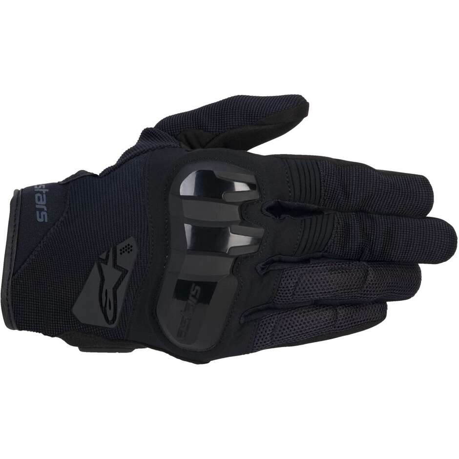 Guanti Moto Donna In Tessuto Alpinestars CHROME Nero Asfalto