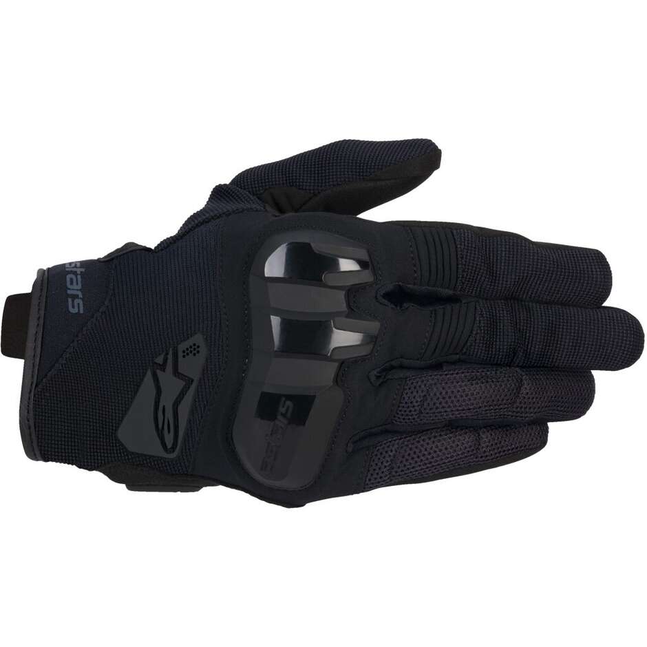 Guanti Moto Donna In Tessuto Alpinestars CHROME Nero Asfalto