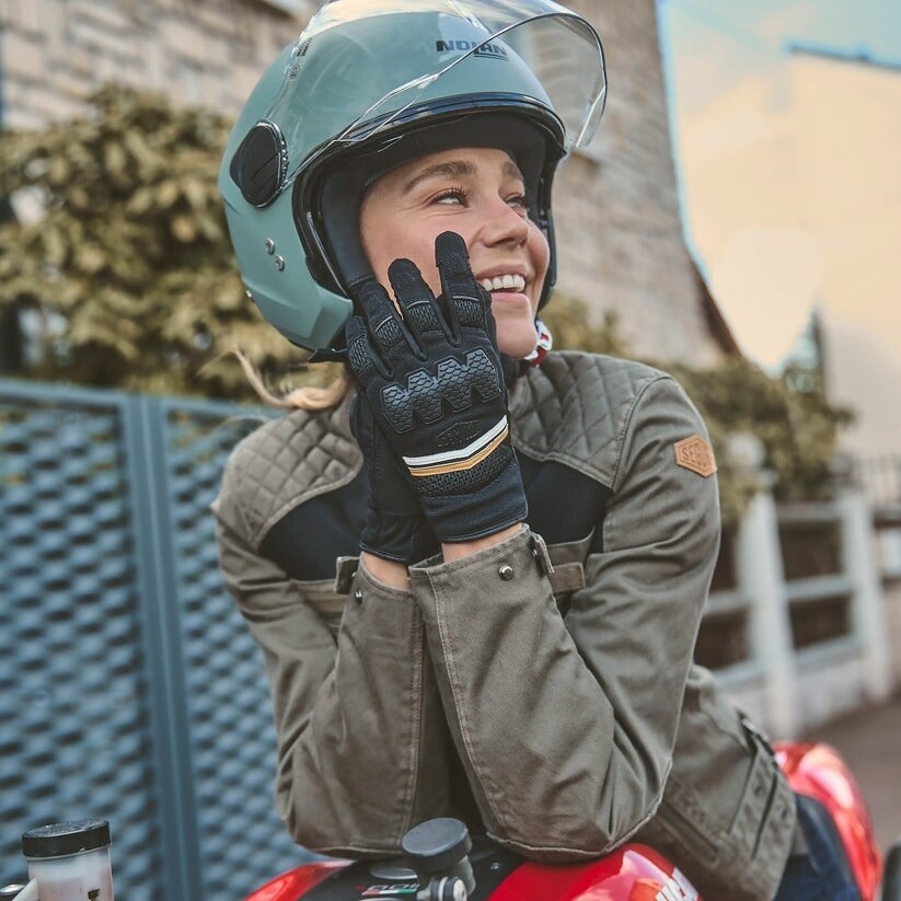 Guanti Moto Donna LADY ERWAN Nero