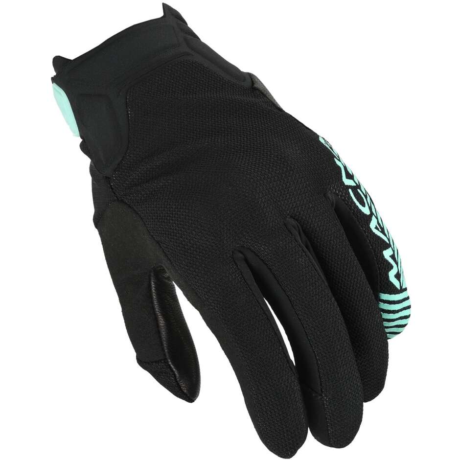 Guanti Moto Donna Obtain leather Nero mint taglia XL