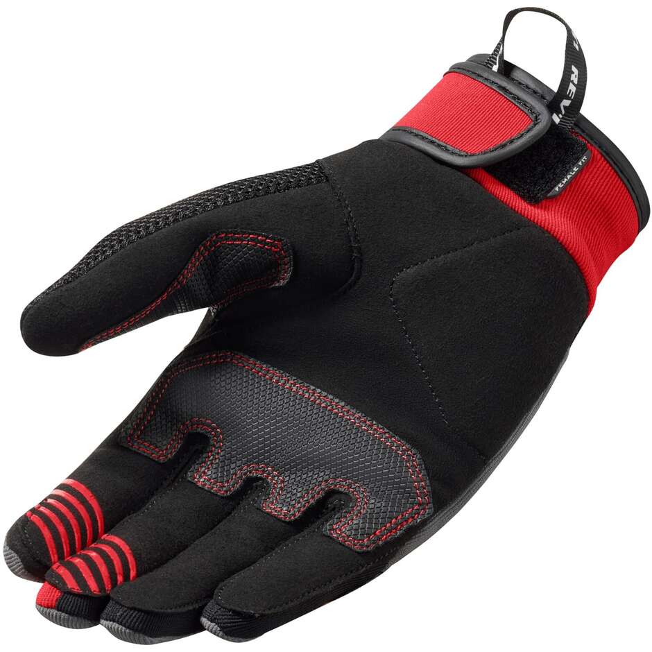 Guanti Moto Donna  Rev'it ENDO LADIES Grigio Rosso