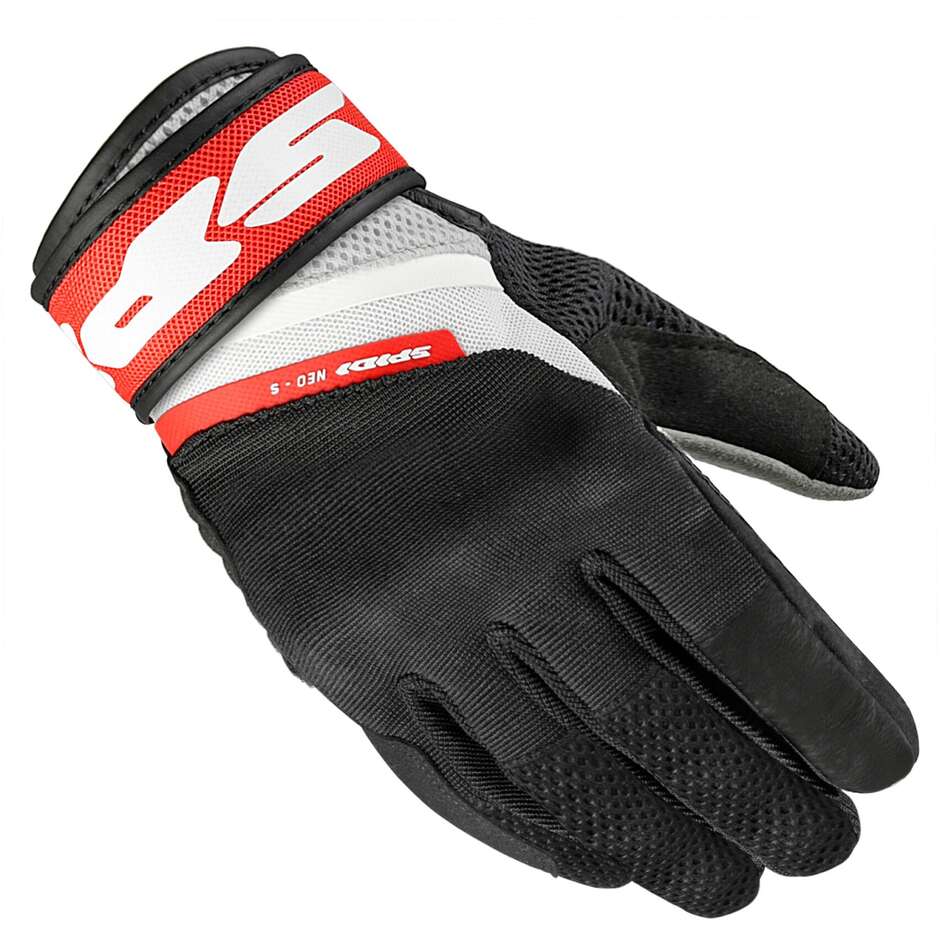 Guanti Moto Donna NEO-S LADY Nero Rosso taglia L