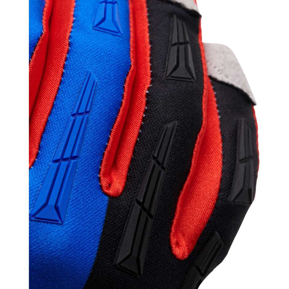 Guanti Moto Enduro APRILIA Touareg Nero Rosso Blu Grigio