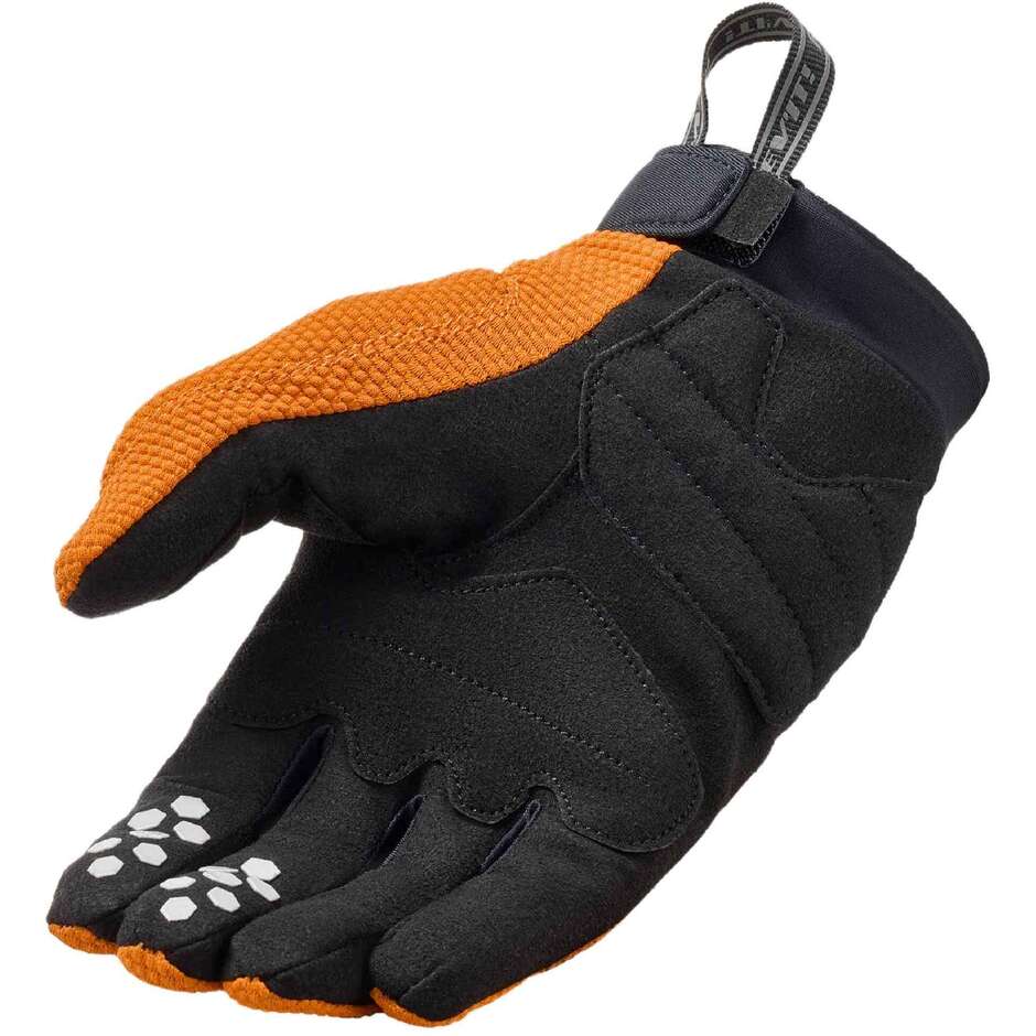 Guanti Moto Estivi Certificati Rev'it MASSIF Arancio