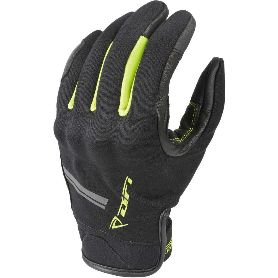 Guanti Moto Estivi DIFI Matrix Nero Giallo