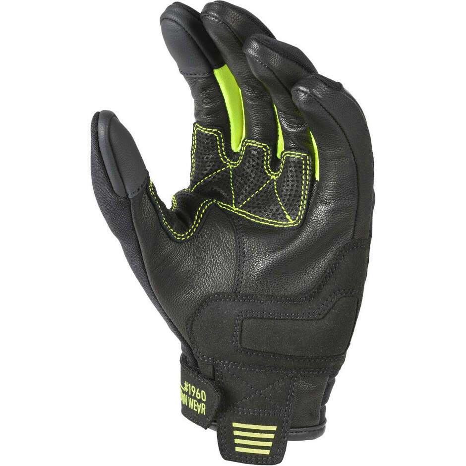 Guanti Moto Estivi DIFI Matrix Nero Giallo