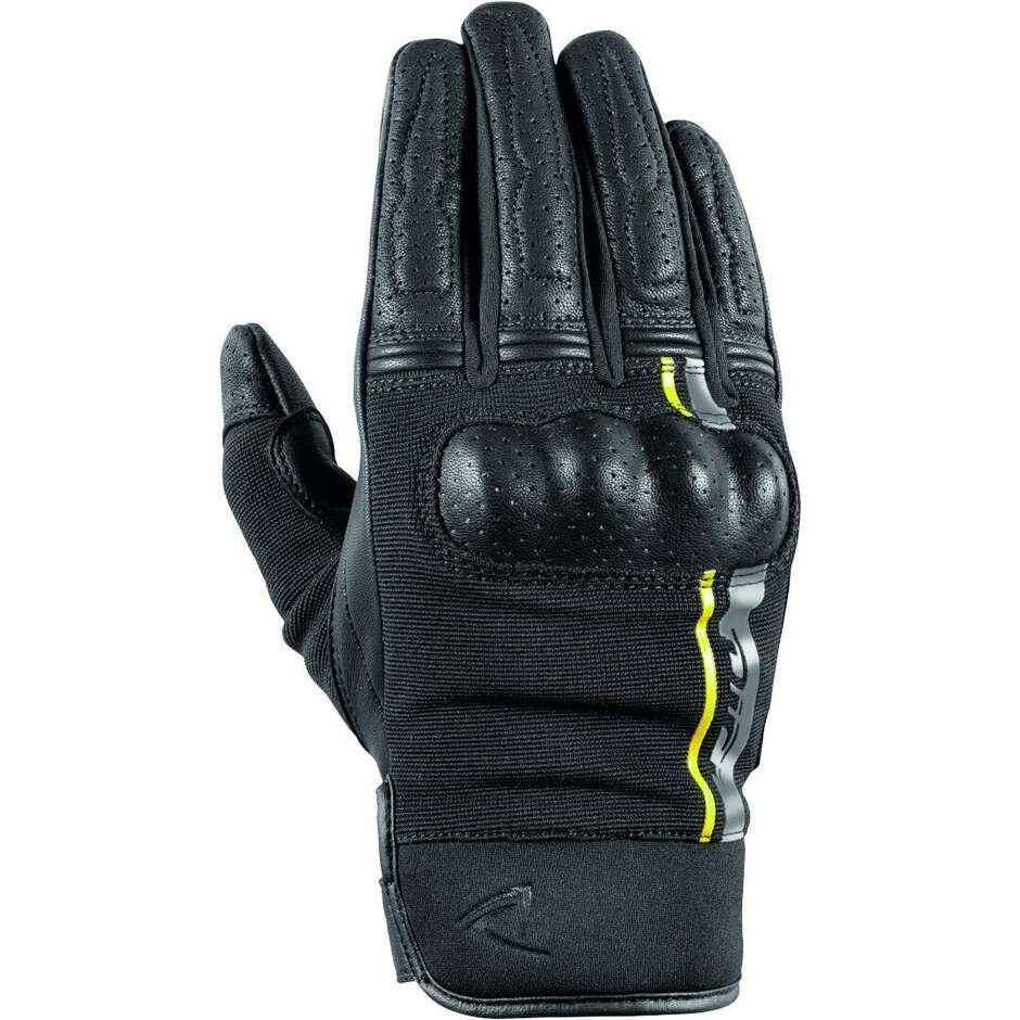 Guanti Moto Estivi DIFI Reptile Nero Giallo