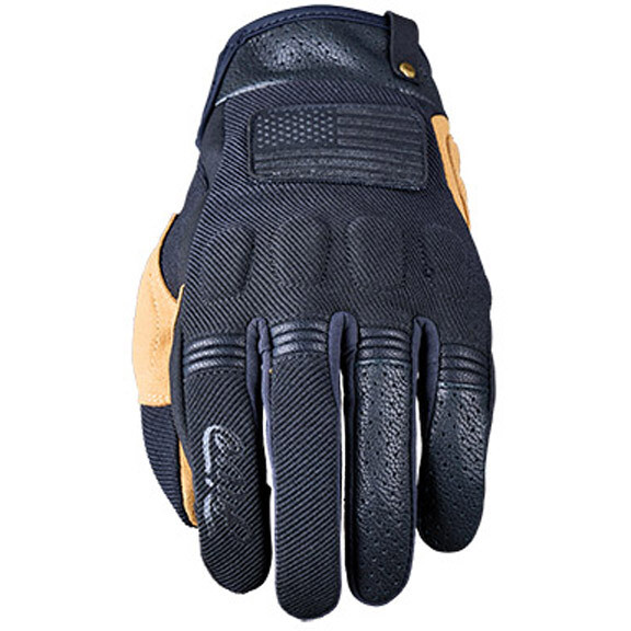 Guanti Moto SCRAMBLER Nero Marrone taglia M