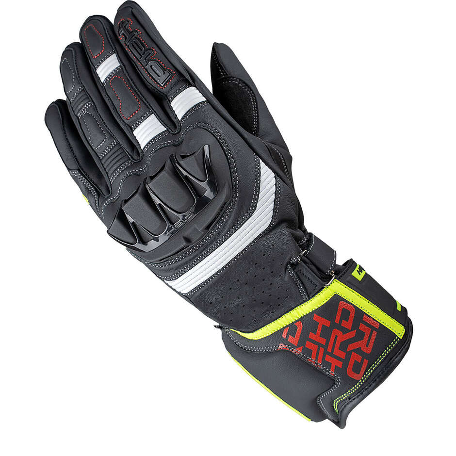Guanti Moto Revel 3.0 Nero Bianco Rosso taglia 12