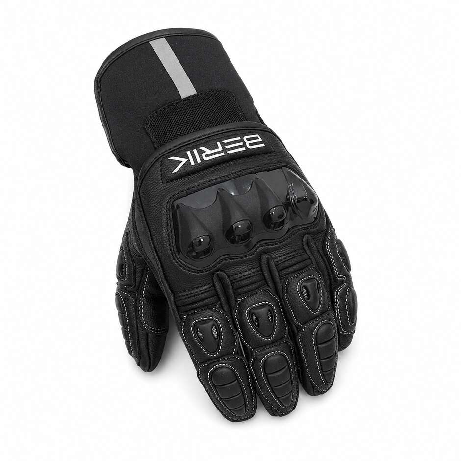 Guanti Moto In Pelle Berik 2.0 235320 Nero Nero