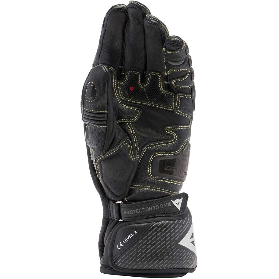 Guanti Moto in Pelle Dainese FULL METAL 7 Nero Nero