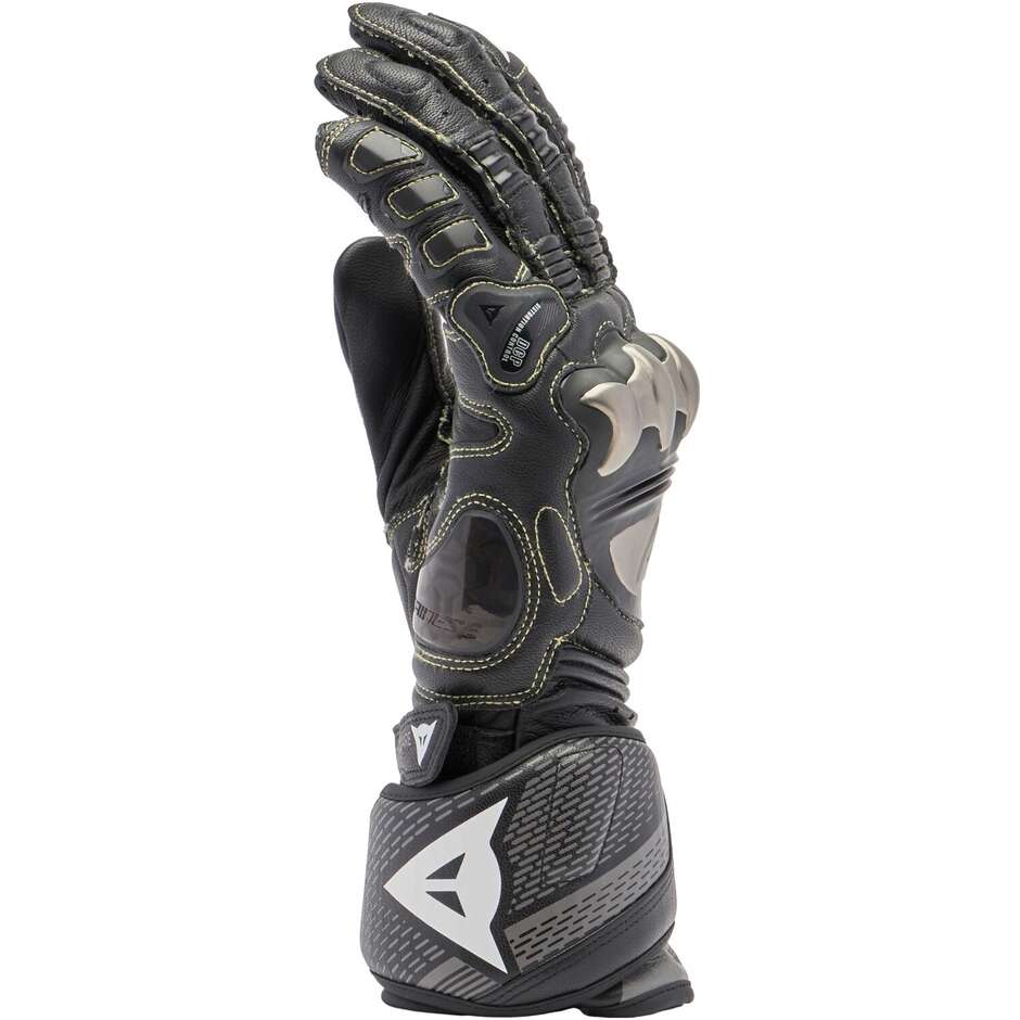 Guanti Moto in Pelle Dainese FULL METAL 7 Nero Nero