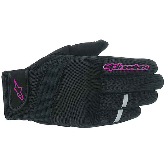 Guanti Moto In Pelle Donna Alpinestars STELLA ASAMA AIR Glove Nero Violetto