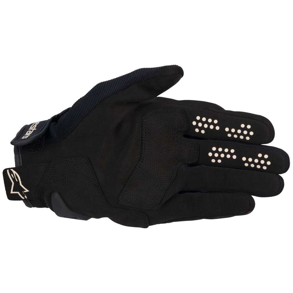 Guanti Moto In Tessuto Alpinestars CHROME V2 Nero Almond