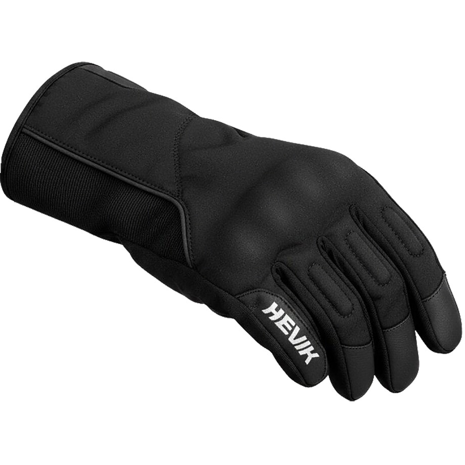 Guanti Moto In Tessuto Invernali Hevik Sirio wp CE Nero