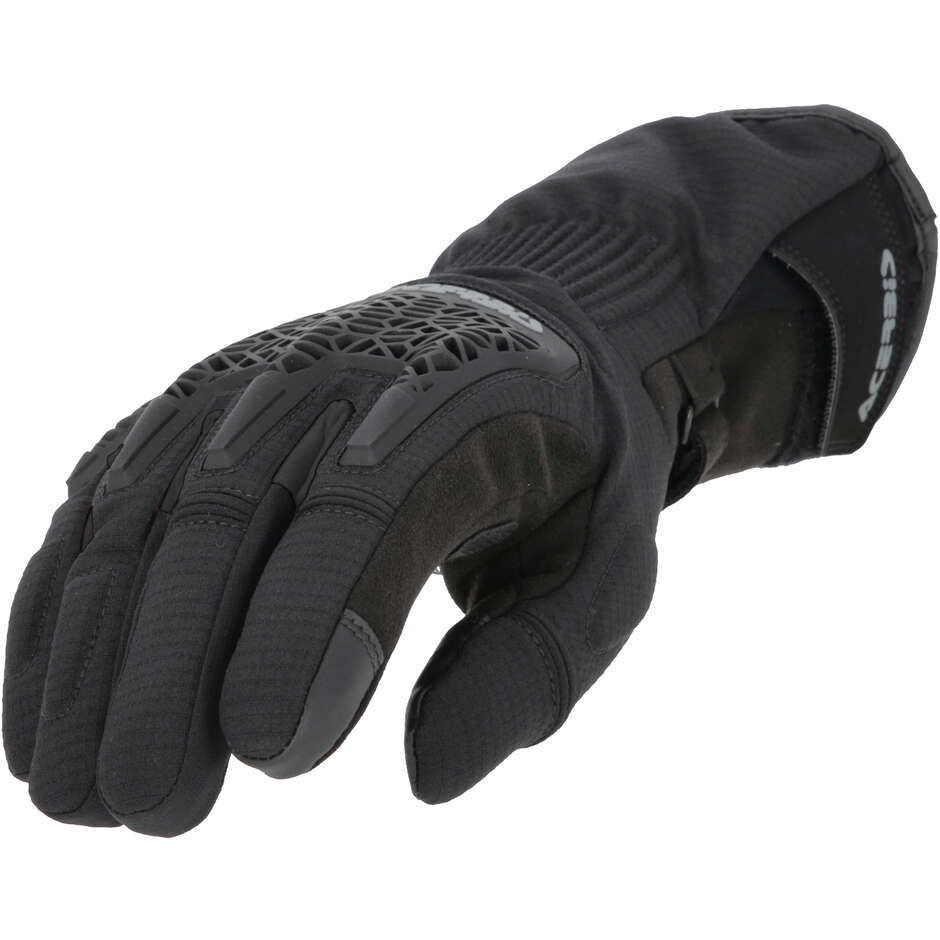Guanti Moto Invernali Acerbis CORSSOVER WINTER WP Nero