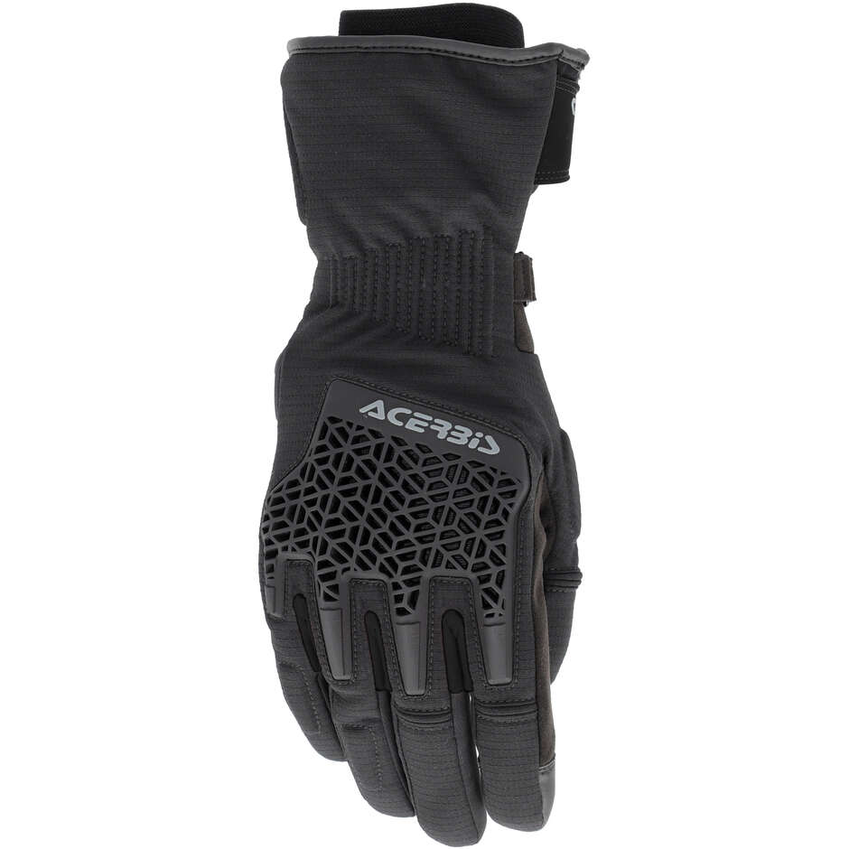 Guanti Moto Invernali Acerbis CORSSOVER WINTER WP Nero