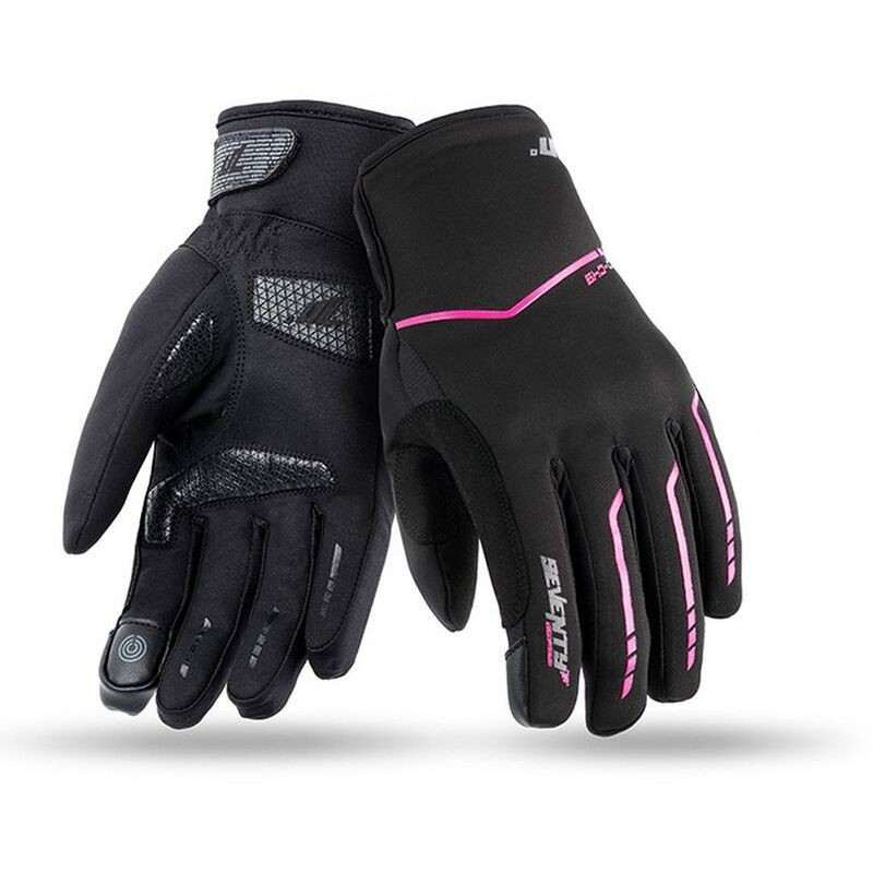 Guanti Da Moto Invernali Per Donna - Impermeabili, Touchscreen, Antiscivolo, Colore Rosa, Per Sci, Ciclismo E Outdoor