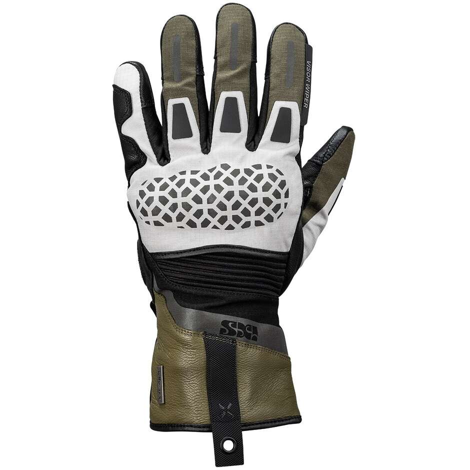 Guanti Moto Venture-STX 1.0 Laminati Grigio Chiaro-Oliva taglia XL