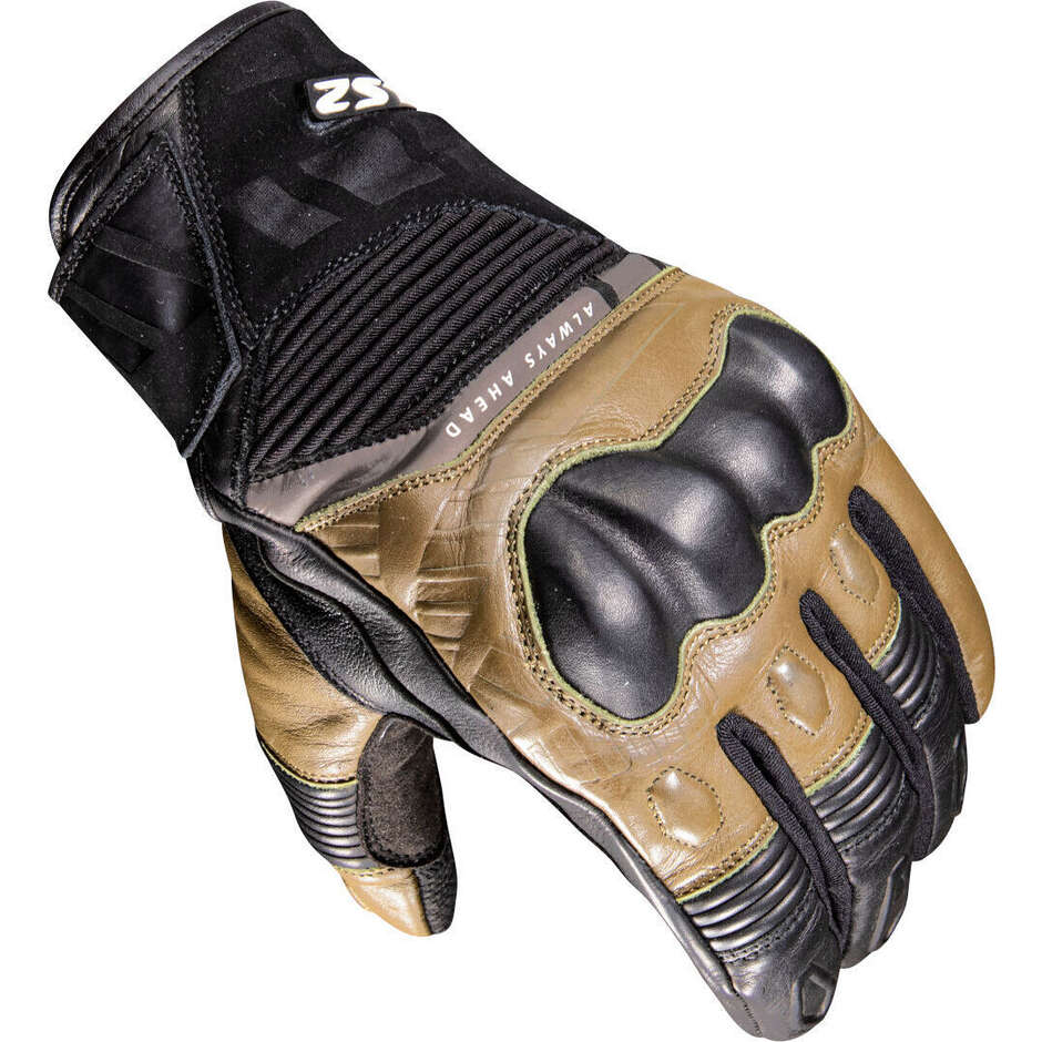 Guanti Moto OCTANE WP MAN Nero Marrone taglia M