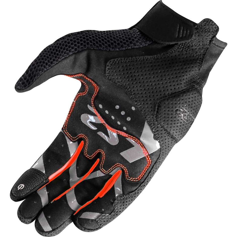 Guanti Moto LS2 RAY II MAN Nero Rosso
