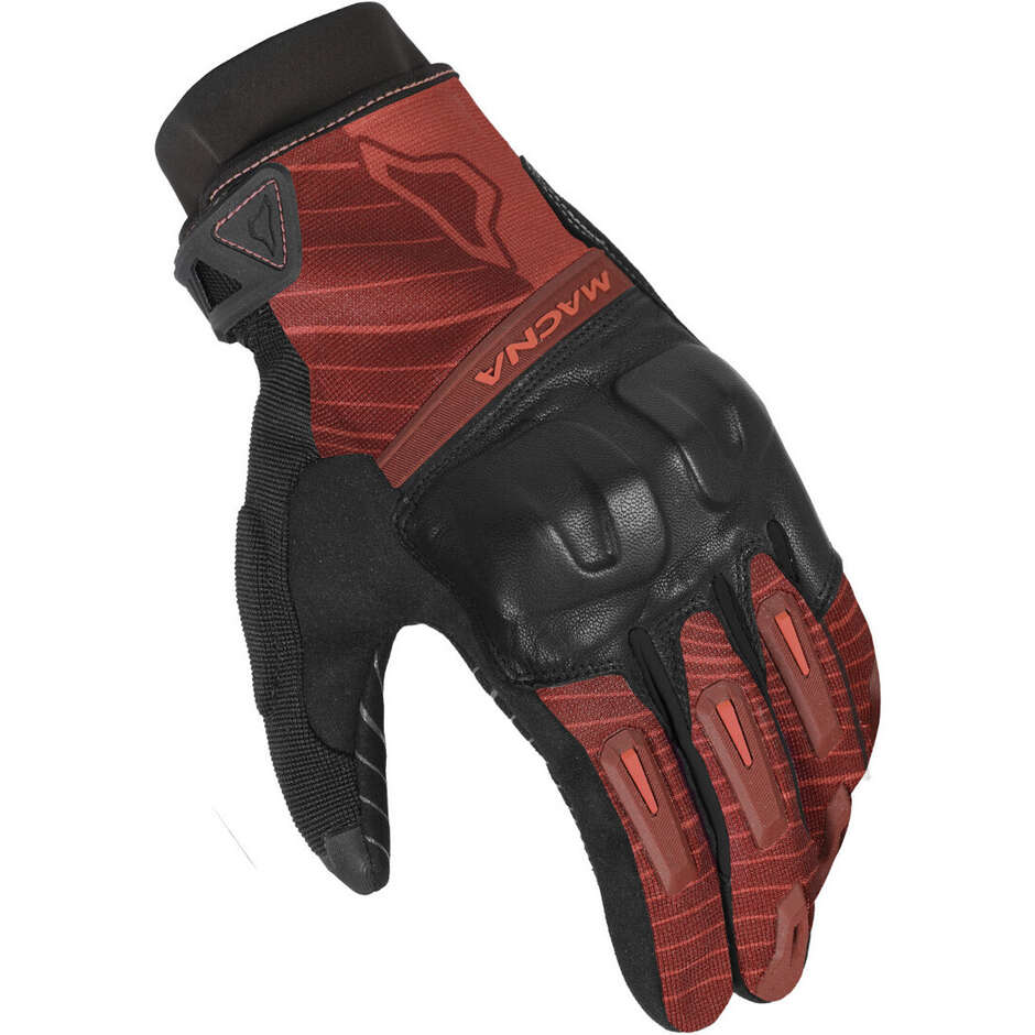 Guanti Moto Macna Attila RTX Nero bordeaux