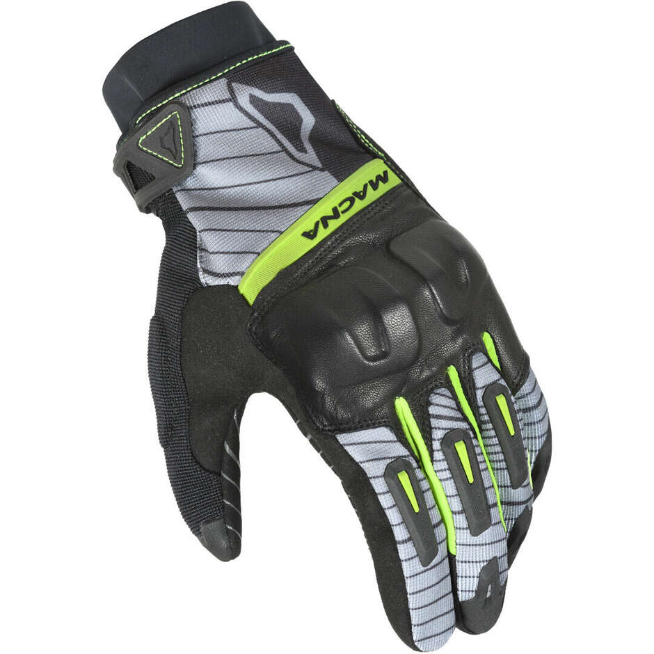 Guanti Moto Macna Attila RTX Nero Giallo
