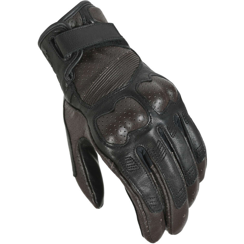 Guanti Moto Macna Bold Nero Marrone