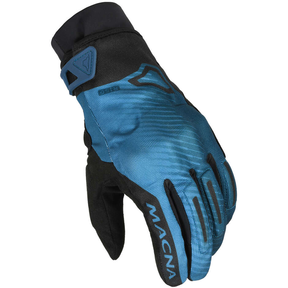 Guanti Moto Macna Crew RTX Nero navy Blu