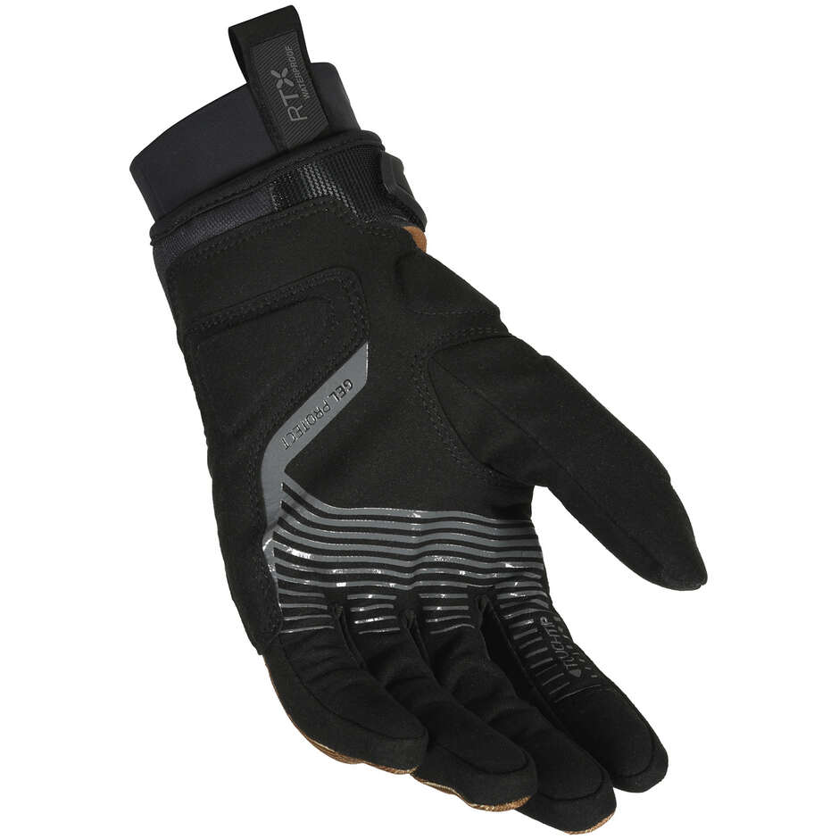 Guanti Moto Macna Crew RTX Nero taupe