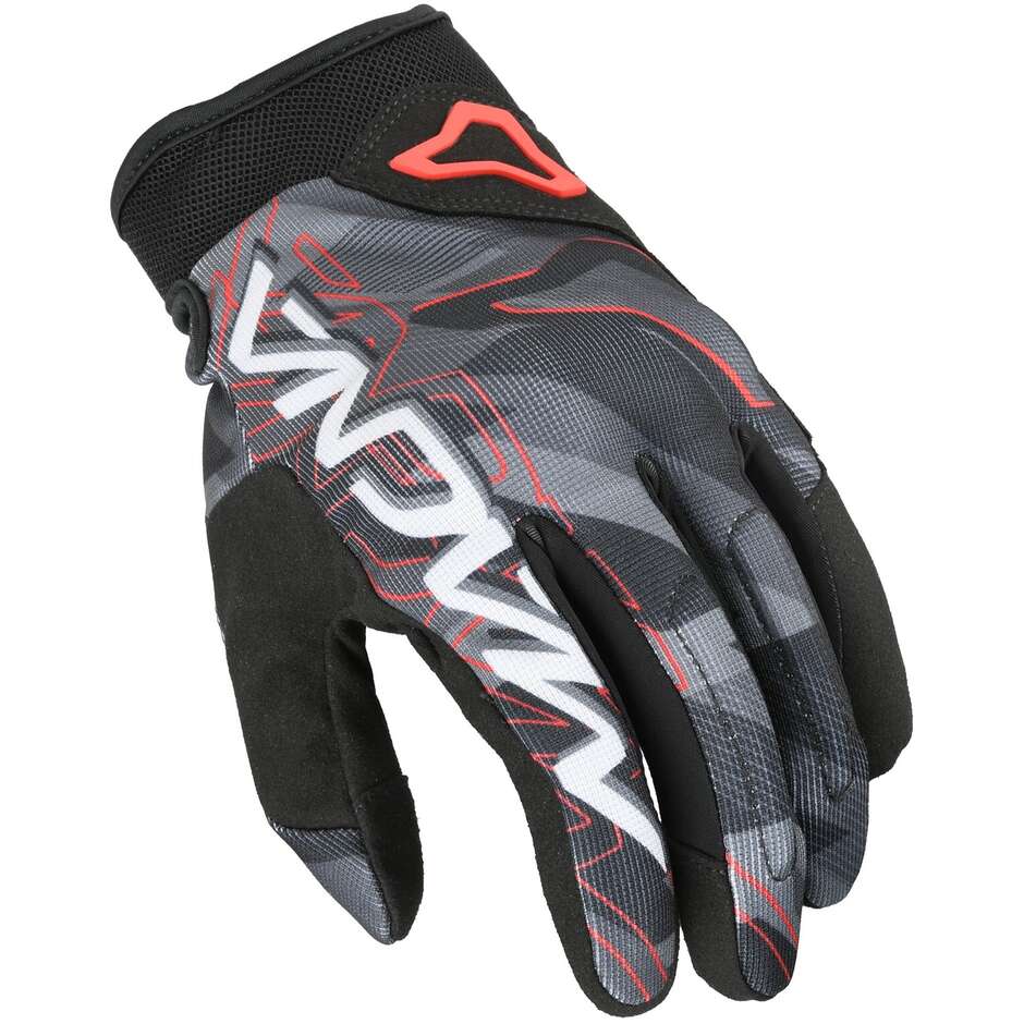 Guanti Moto Macna Decode Nero / Rosso