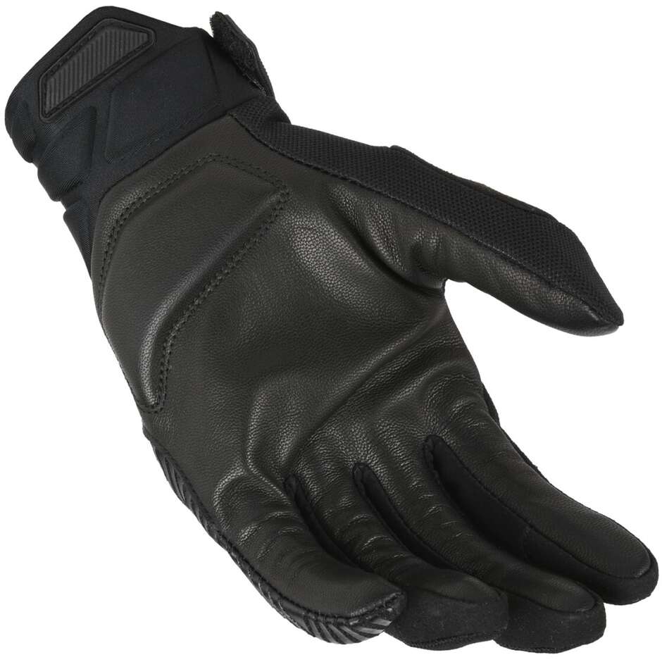 Guanti Moto Macna Obtain Leather Nero