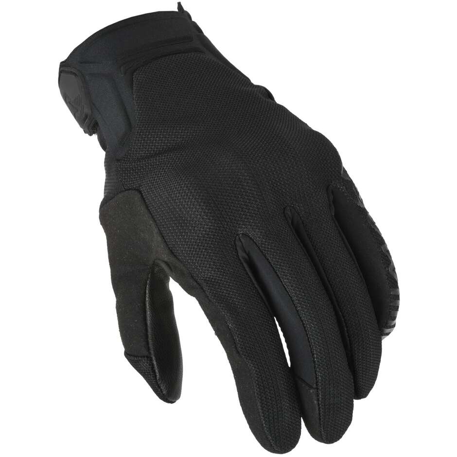 Guanti Moto Macna Obtain Leather Nero