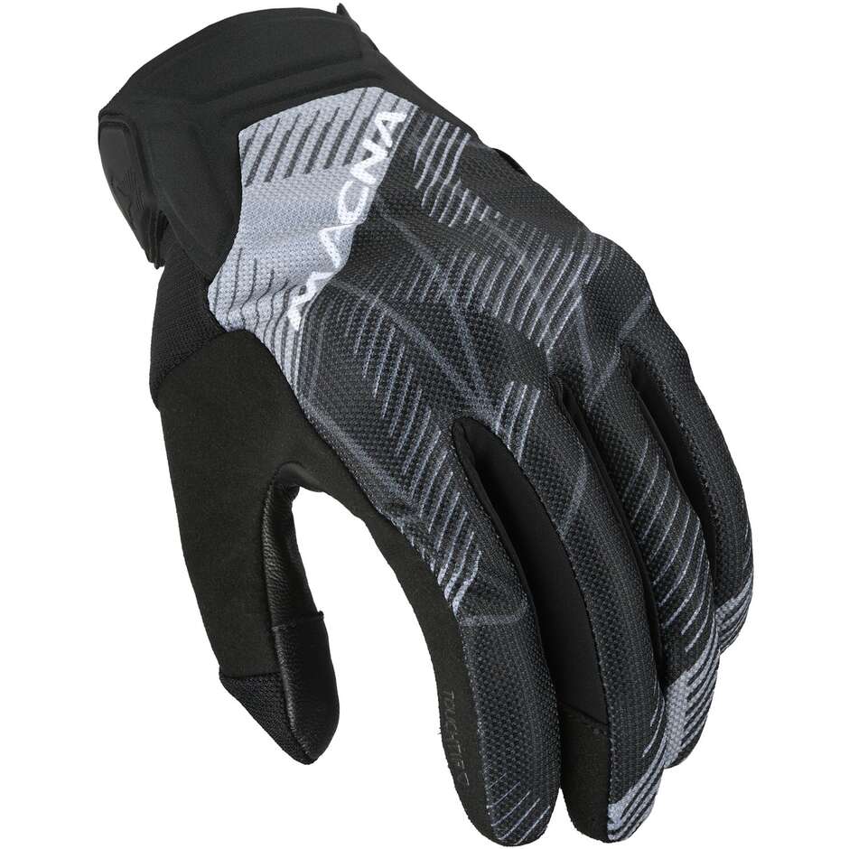 Guanti Moto Macna Obtain Leer Marrone / Grigio