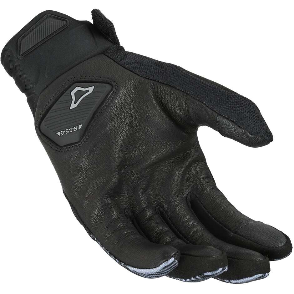 Guanti Moto Macna Obtain Leer Marrone / Grigio