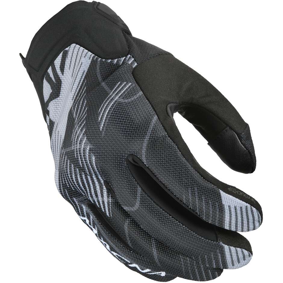 Guanti Moto Macna Obtain Leer Marrone / Grigio