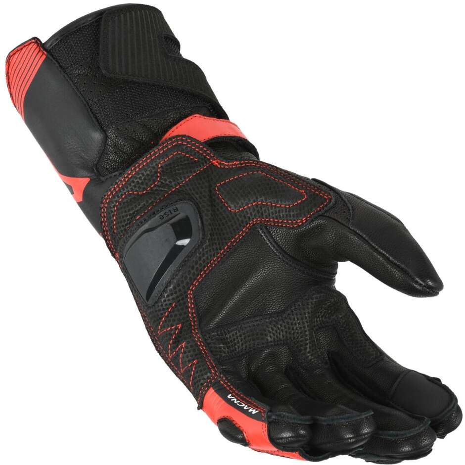 Guanti Moto Macna Thandor Nero Rosso