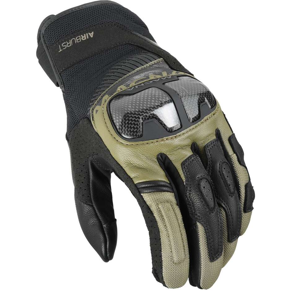 Guanti Moto Trekon Verde / Nero taglia XL