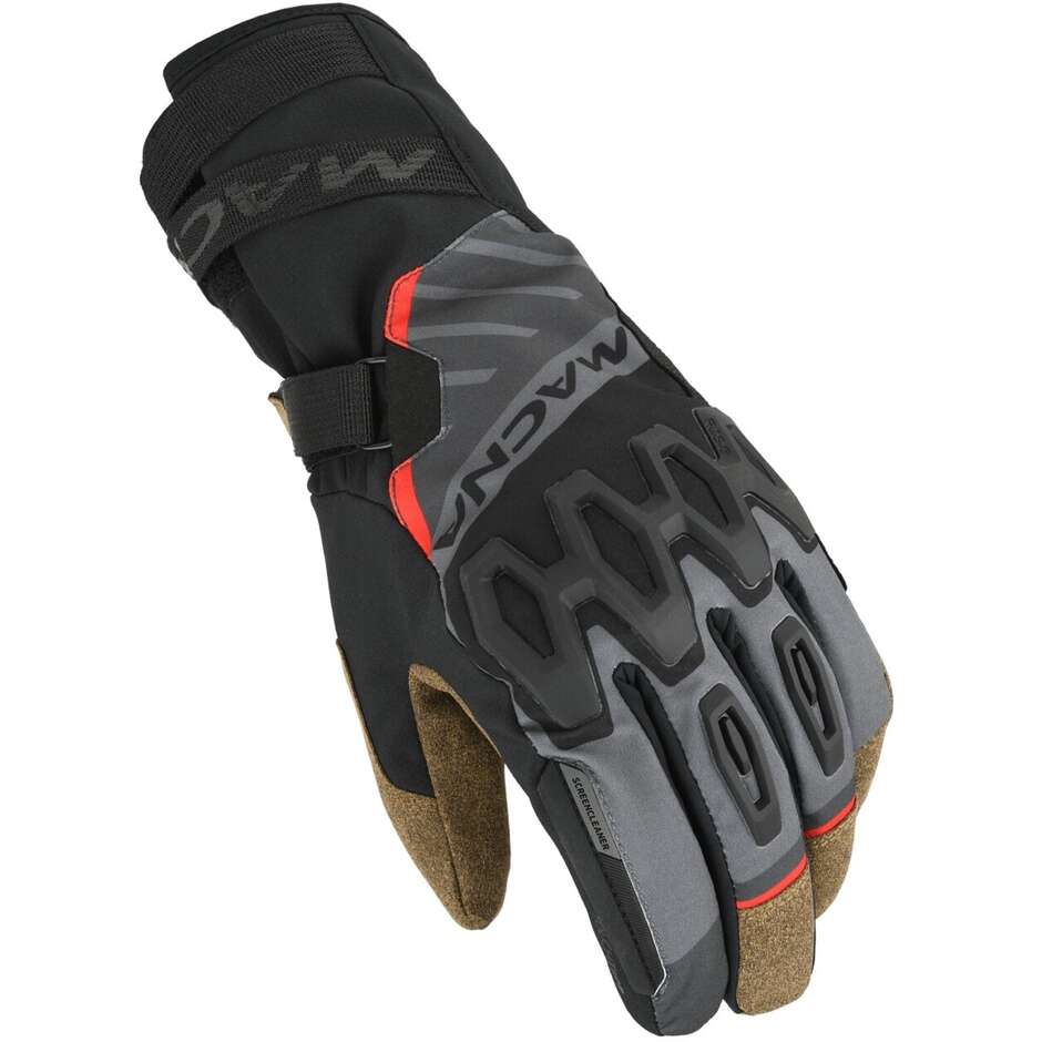 Guanti Moto Tyrian RTX Taupe Marrone Nero taglia M
