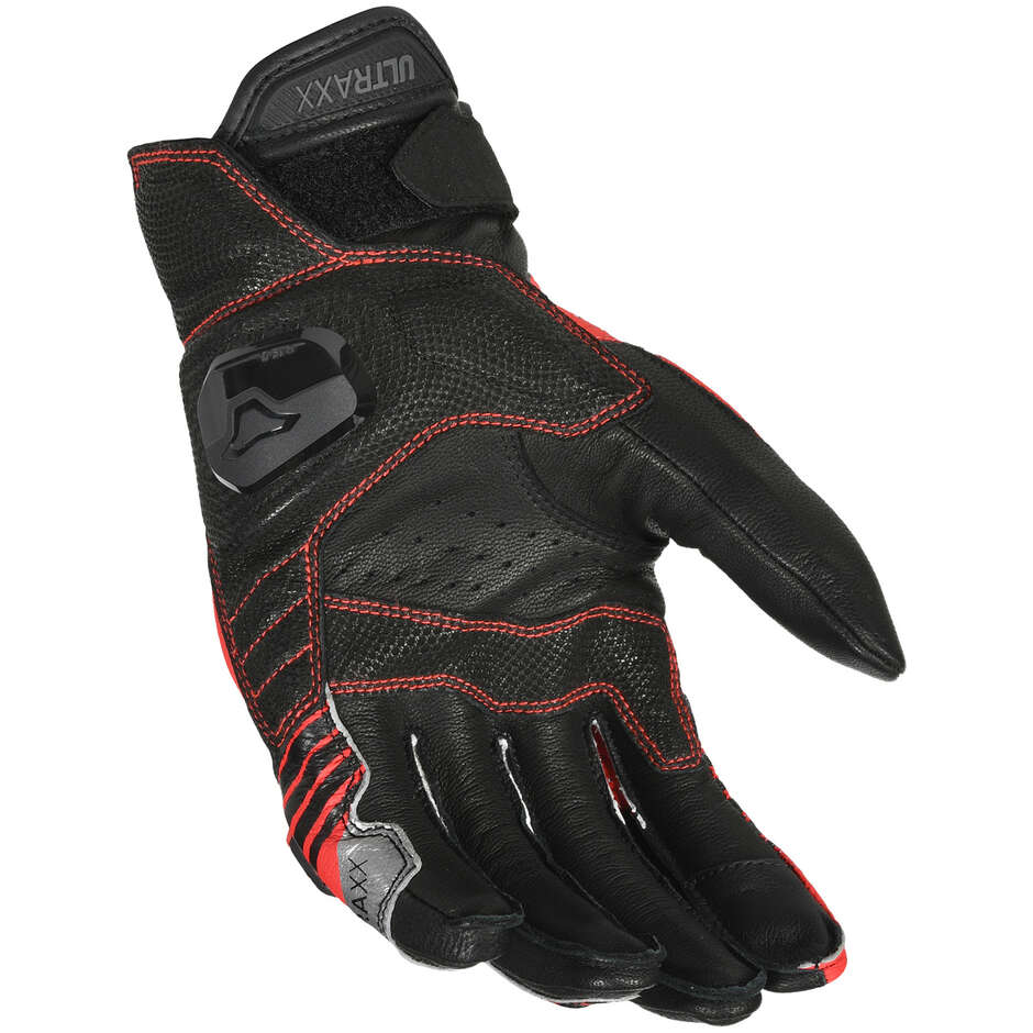 Guanti Moto Macna Ultraxx Nero Rosso