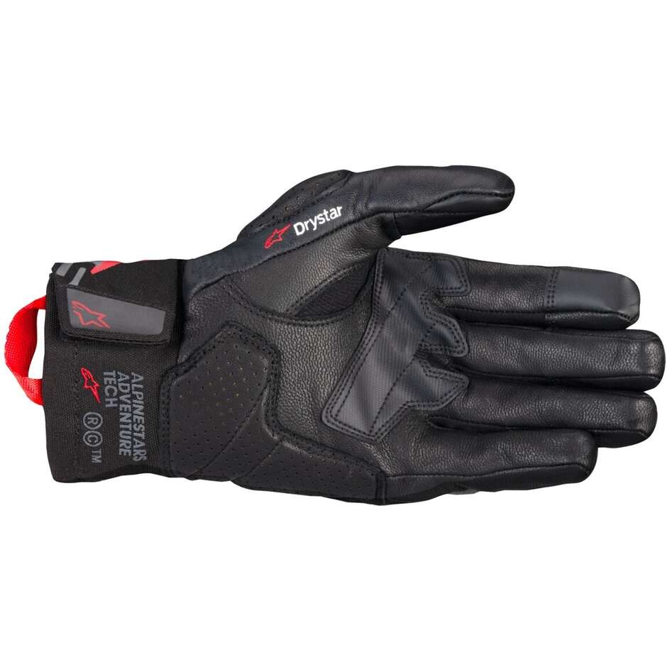 Guanti Moto Pelle Alpinestars BELIZE V3 DRYSTAR Nero Gobi Marrone