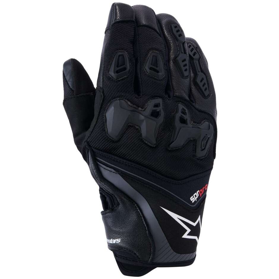 Guanti Moto Pelle SP-R PRO Nero taglia 3XL