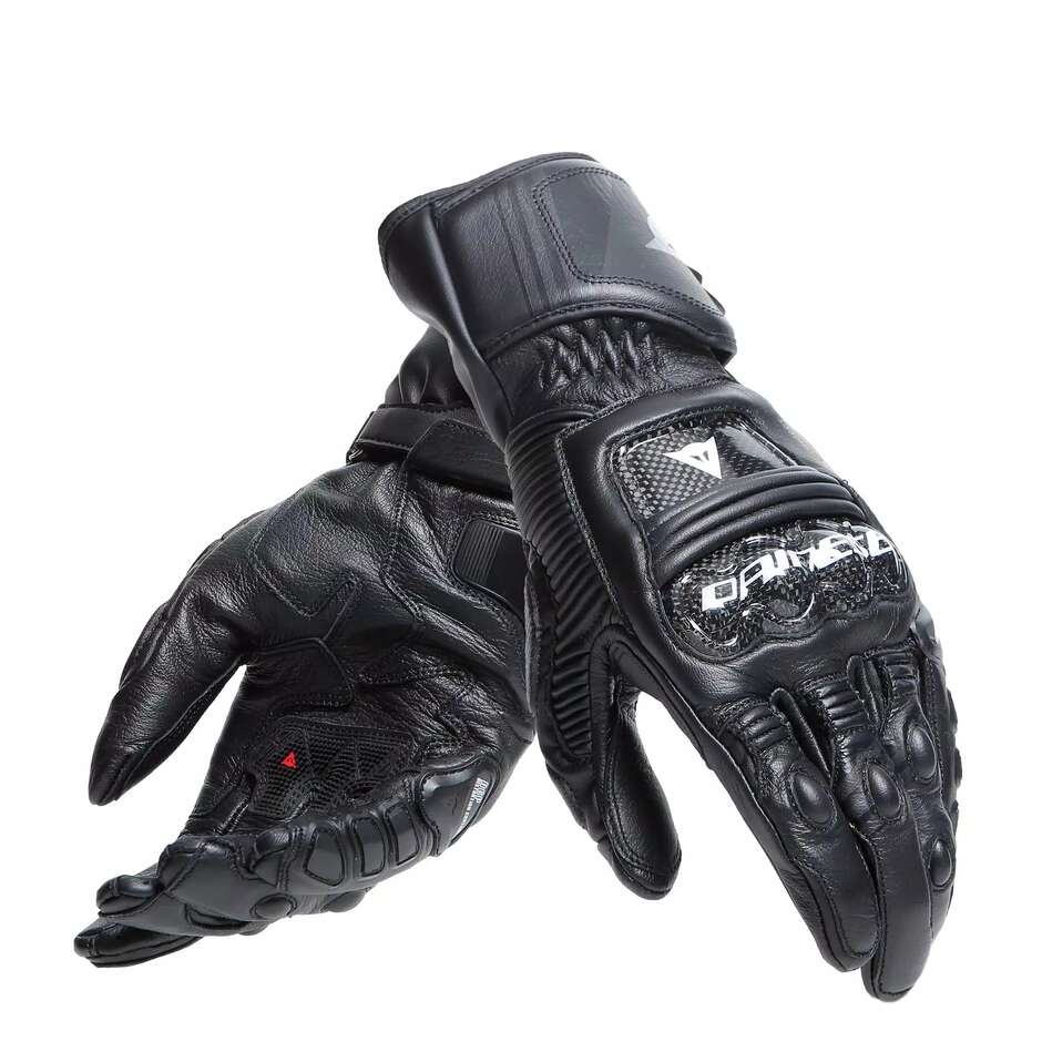 Guanti Moto Pelle Dainese DRUID 4 # Nero Nero CHARCOAL Grigio