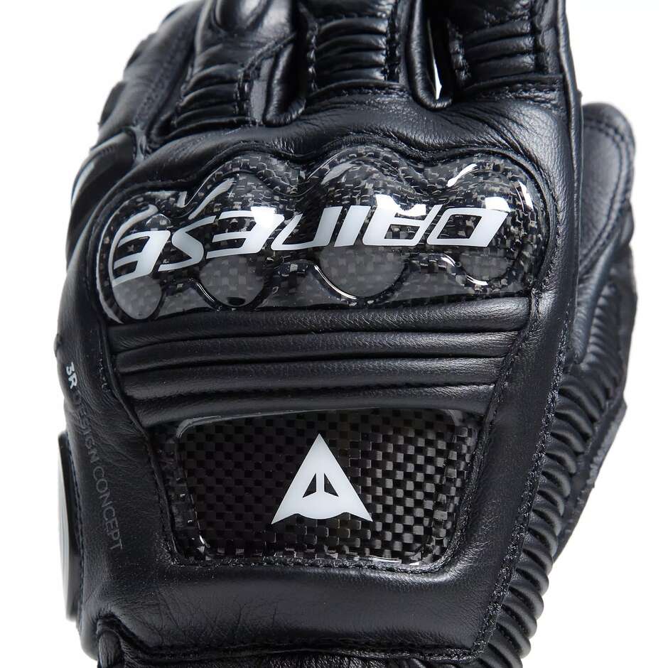Guanti Moto Pelle Dainese DRUID 4 # Nero Nero CHARCOAL Grigio